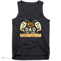 Halloween Dad Of Monsters Funny Family Costume Papa Daddy Tank Top thumb 0