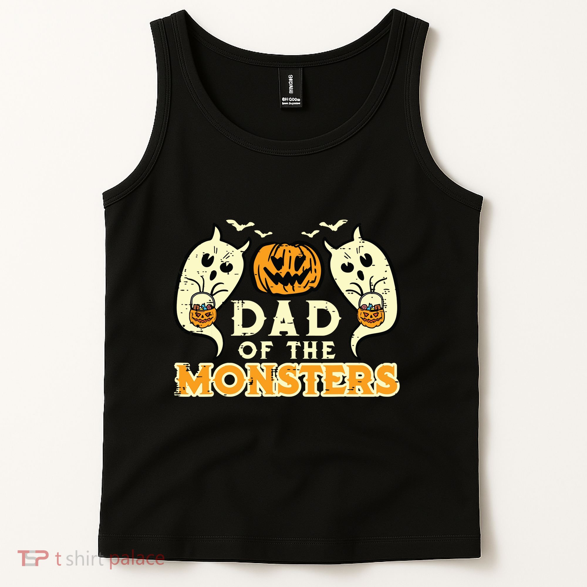 Halloween Dad Of Monsters Funny Family Costume Papa Daddy Tank Top