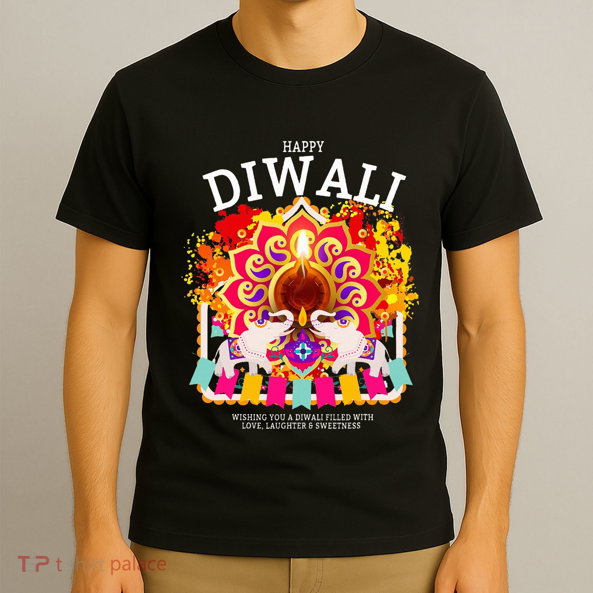Happy Diwali Outfit Idea & Hindu Festival Diwali T-Shirt