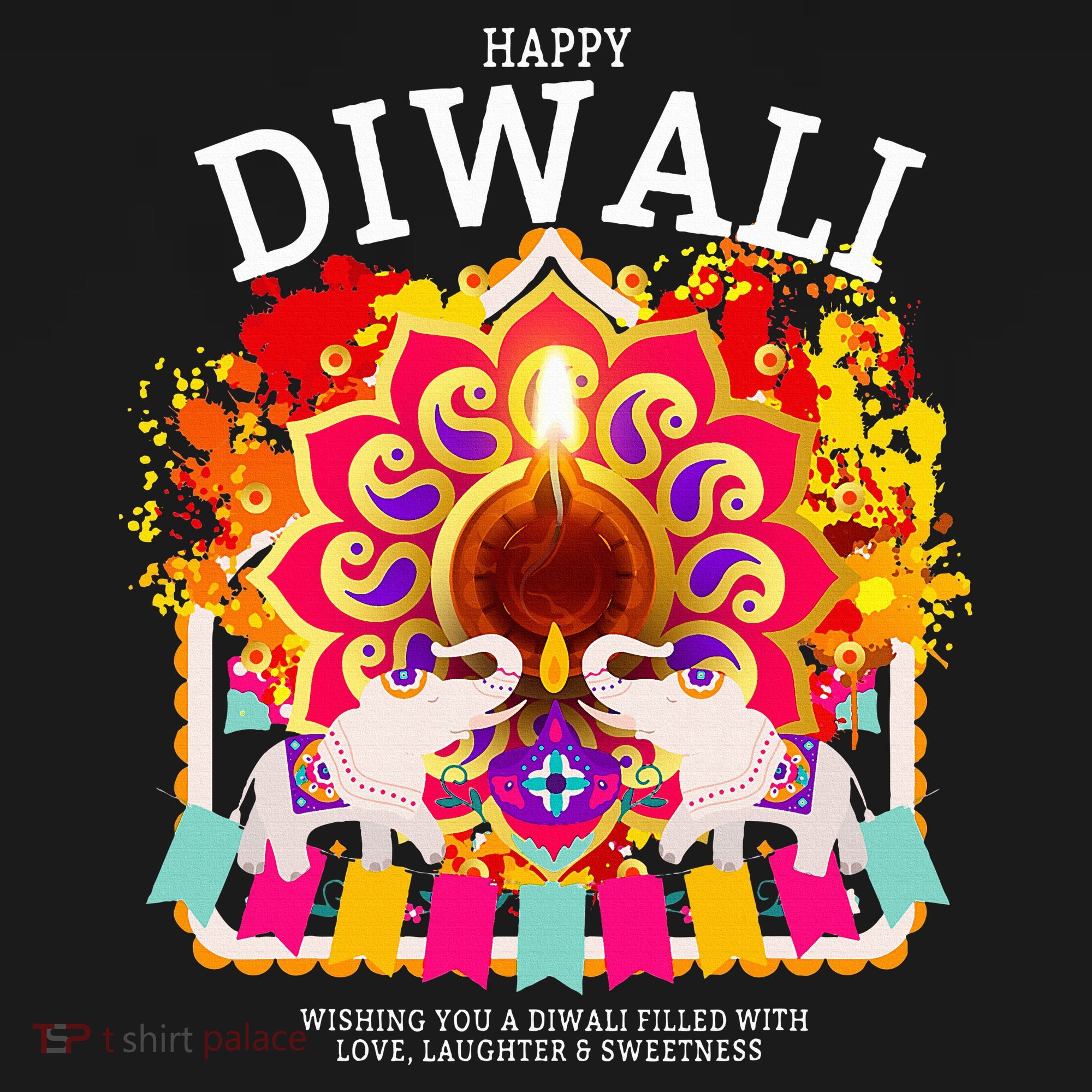 Happy Diwali Outfit Idea & Hindu Festival Diwali T-Shirt