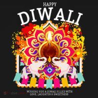 Happy Diwali Outfit Idea & Hindu Festival Diwali Women's Tank Top thumb 5