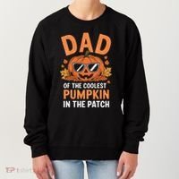 Halloween Dad Of The Coolest Pumpkin In The Patch Gift Women's Sweatshirt thumb 0