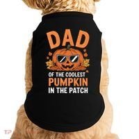 Halloween Dad Of The Coolest Pumpkin In The Patch Gift Doggie Tank thumb 0
