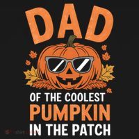 Halloween Dad Of The Coolest Pumpkin In The Patch Gift Ornament thumb 1
