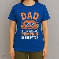 Halloween Dad Of The Coolest Pumpkin In The Patch Gift T-Shirt thumb 4