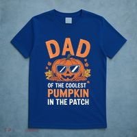Halloween Dad Of The Coolest Pumpkin In The Patch Gift T-Shirt thumb 5