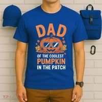 Halloween Dad Of The Coolest Pumpkin In The Patch Gift T-Shirt thumb 6