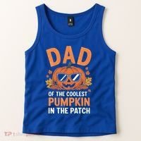 Halloween Dad Of The Coolest Pumpkin In The Patch Gift Tank Top thumb 2