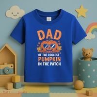 Halloween Dad Of The Coolest Pumpkin In The Patch Gift Toddler T-Shirt thumb 3