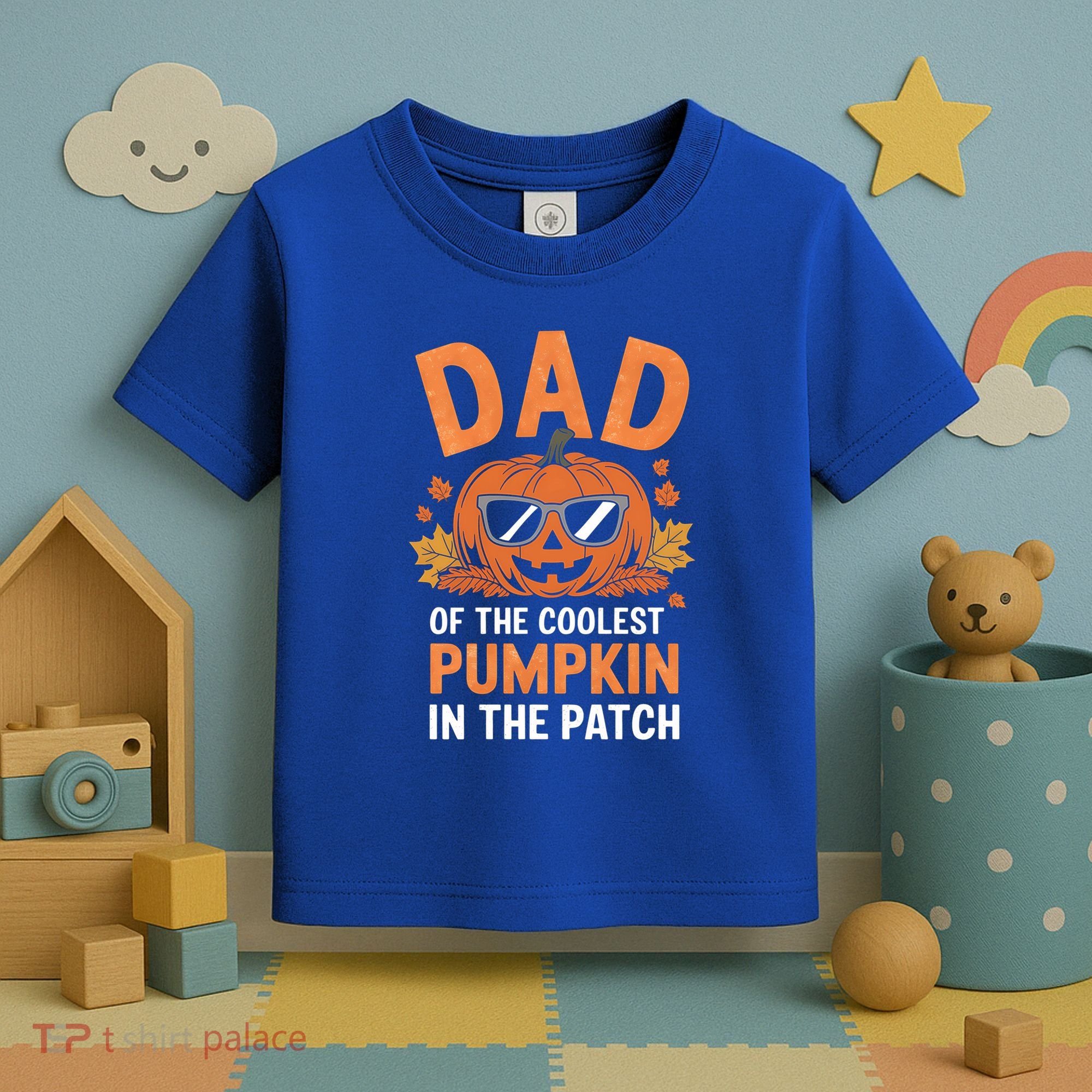 Halloween Dad Of The Coolest Pumpkin In The Patch Gift Toddler T-Shirt