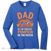 Halloween Dad Of The Coolest Pumpkin In The Patch Gift Women's Long Sleeve Shirt thumb 0