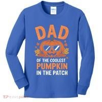 Halloween Dad Of The Coolest Pumpkin In The Patch Gift Kids Long Sleeve Shirt thumb 0