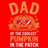 Halloween Dad Of The Coolest Pumpkin In The Patch Gift Santa Hat thumb 1