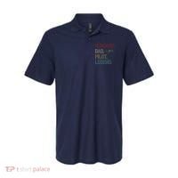 Husband Dad Pilot Legend Retro Pilot Dad Polo thumb 0