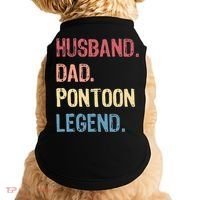 Husband Dad Pontoon Legend Doggie Tank thumb 0