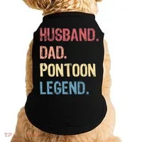 Husband Dad Pontoon Legend Doggie Tank thumb 0