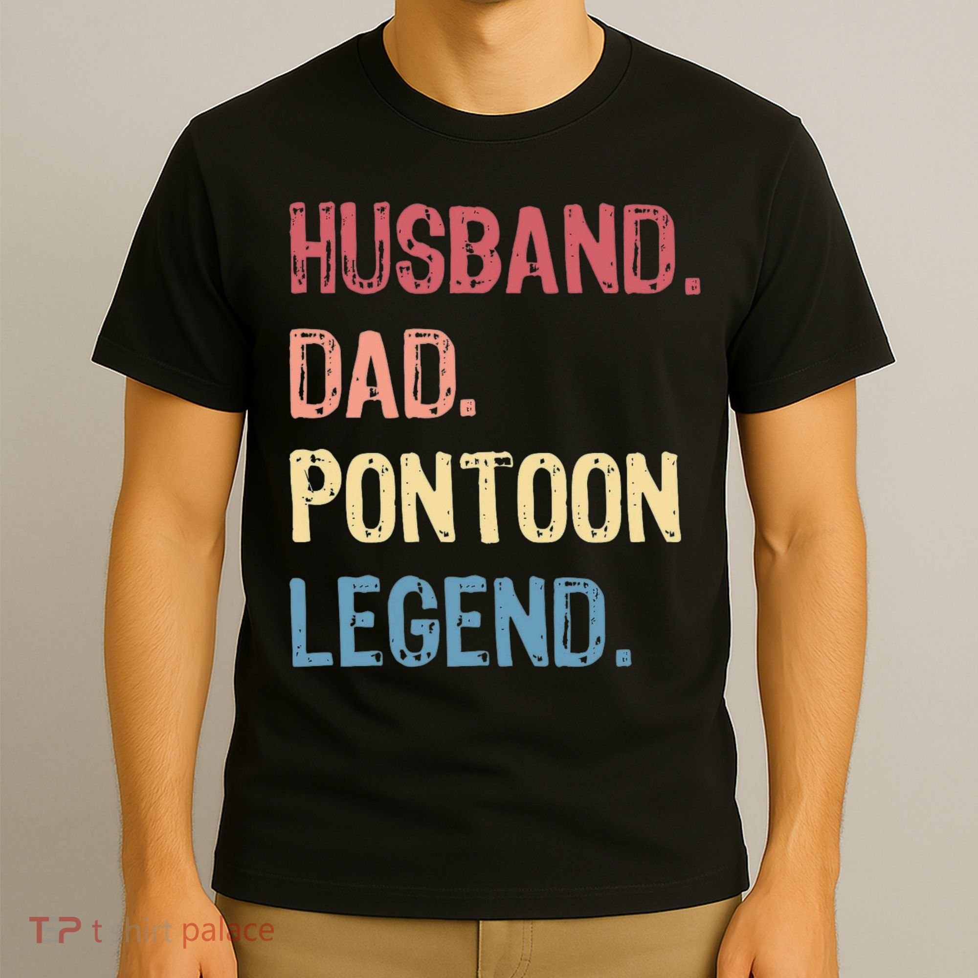 Husband Dad Pontoon Legend T-Shirt