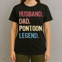 Husband Dad Pontoon Legend T-Shirt thumb 4