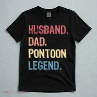 Husband Dad Pontoon Legend T-Shirt thumb 5