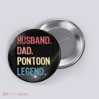 Husband Dad Pontoon Legend Button thumb 0