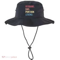 Husband Dad Pontoon Legend Bucket Hat thumb 0