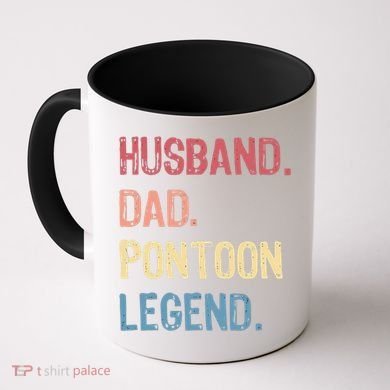 Husband Dad Pontoon Legend Coffee Mug