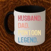 Husband Dad Pontoon Legend Coffee Mug thumb 2