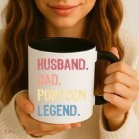 Husband Dad Pontoon Legend Coffee Mug thumb 3