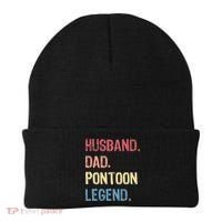 Husband Dad Pontoon Legend Beanie thumb 0