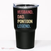 Husband Dad Pontoon Legend Tumbler thumb 0