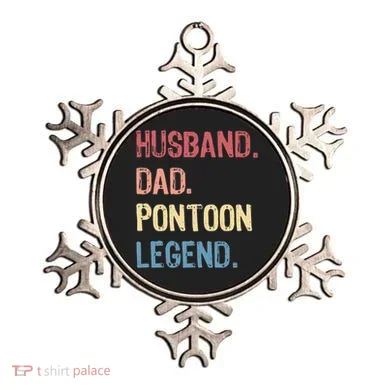 Husband Dad Pontoon Legend Ornament