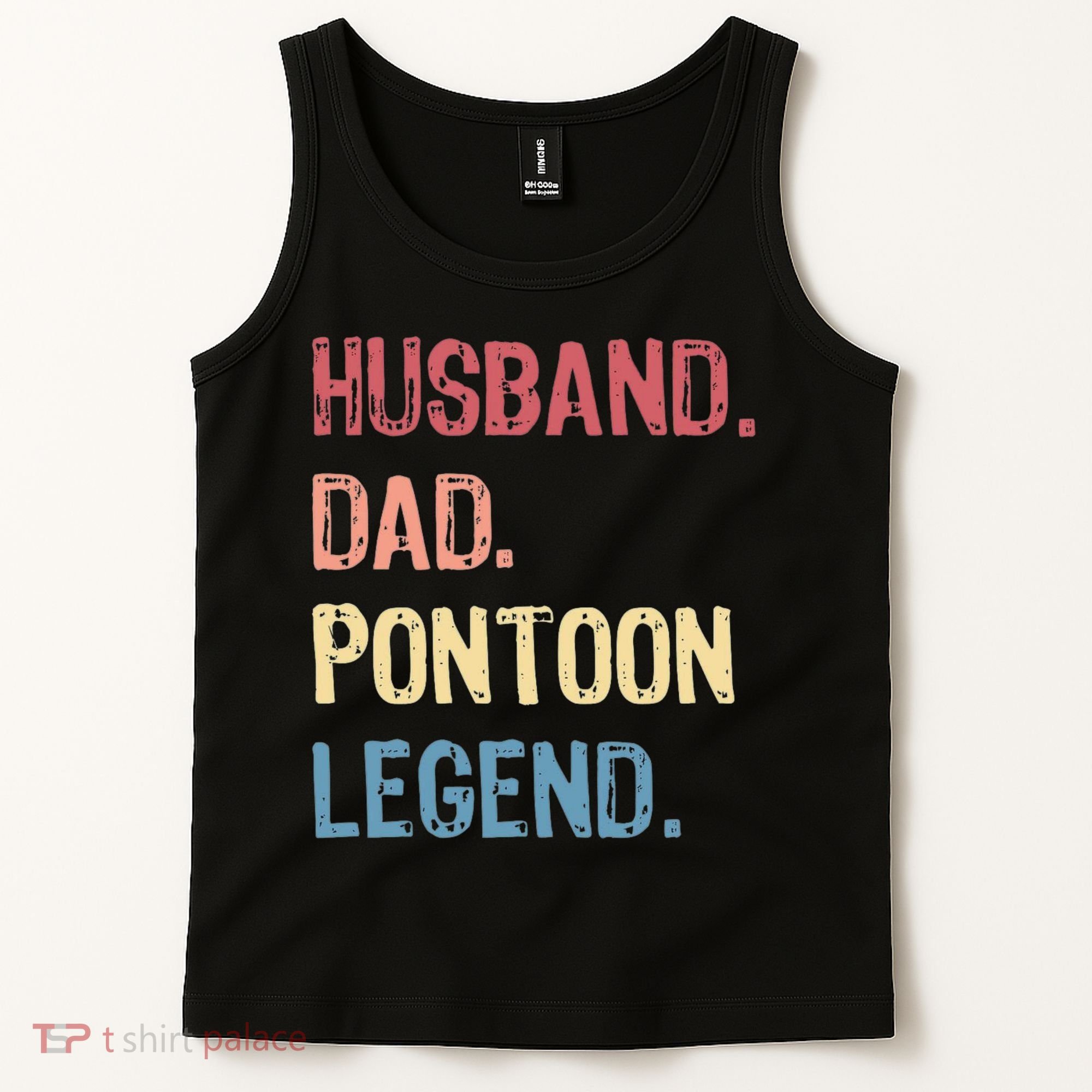 Husband Dad Pontoon Legend Tank Top