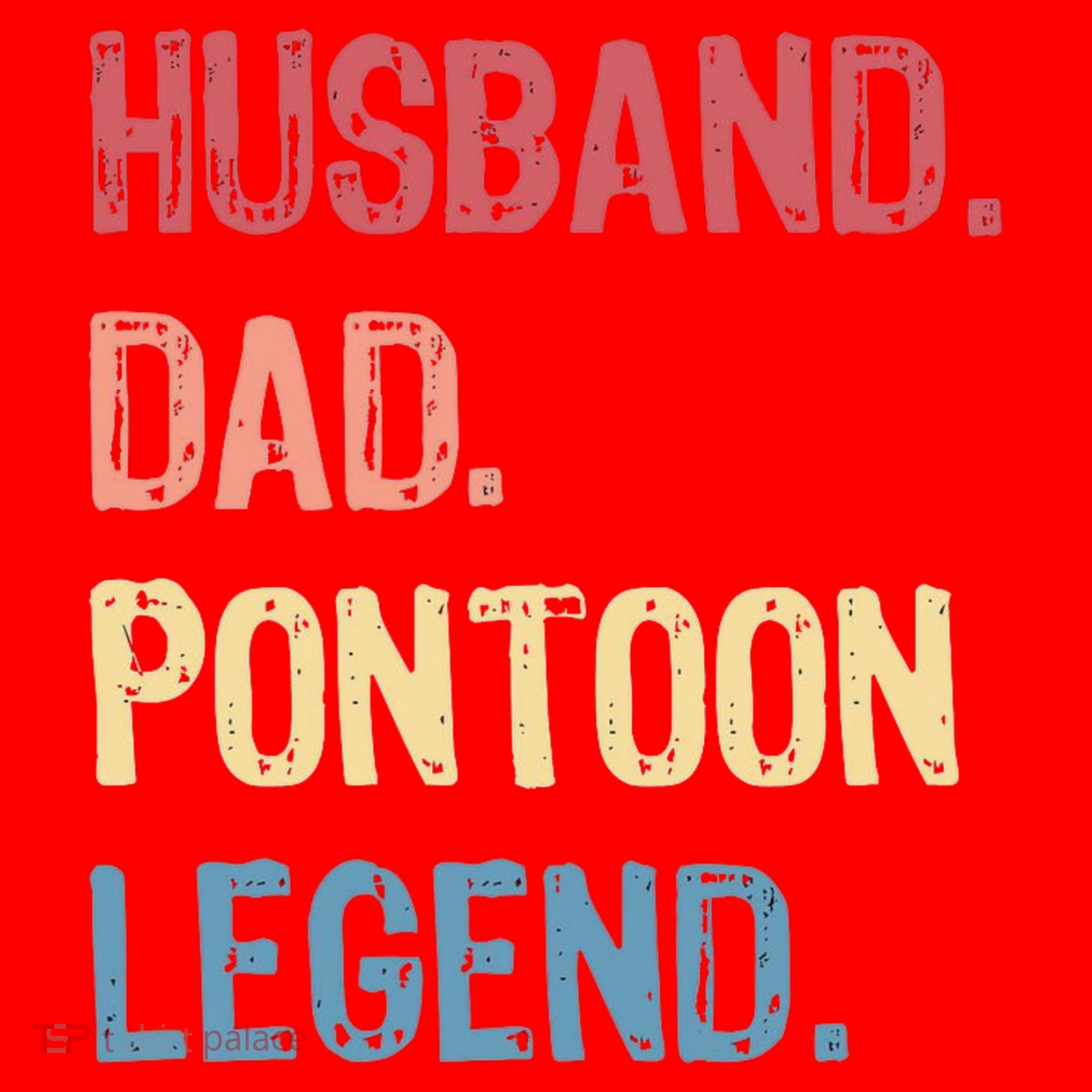 Husband Dad Pontoon Legend Santa Hat