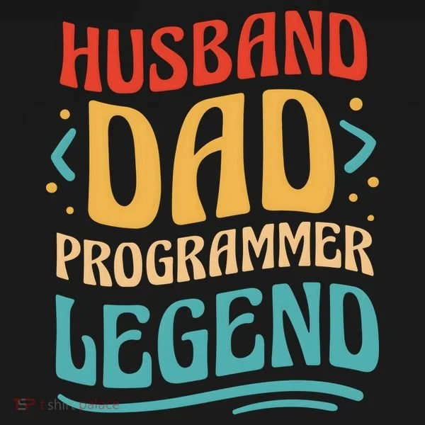 Husband Dad Programmer Legend Doggie Tank