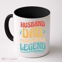 Husband Dad Programmer Legend Coffee Mug thumb 0
