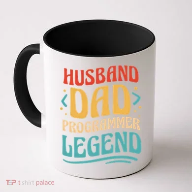 Husband Dad Programmer Legend Coffee Mug