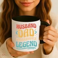 Husband Dad Programmer Legend Coffee Mug thumb 3