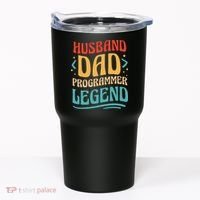 Husband Dad Programmer Legend Tumbler thumb 0