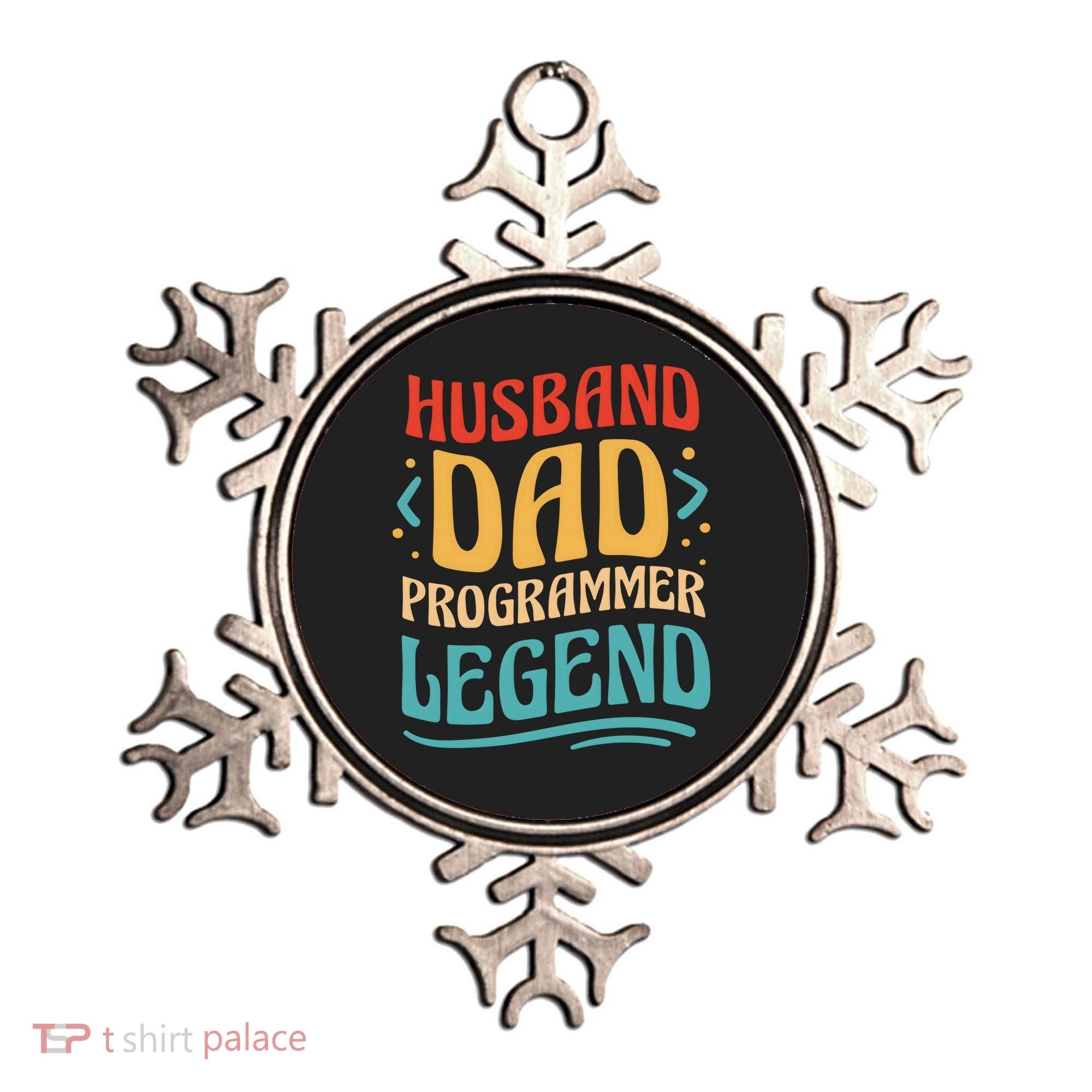 Husband Dad Programmer Legend Ornament