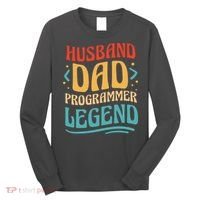 Husband Dad Programmer Legend Long Sleeve Shirt thumb 0