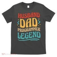 Husband Dad Programmer Legend T-Shirt thumb 0