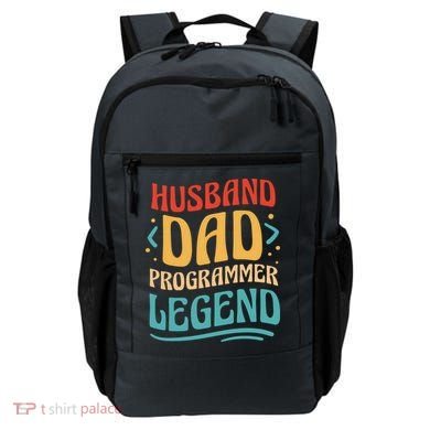 Husband Dad Programmer Legend Backpack