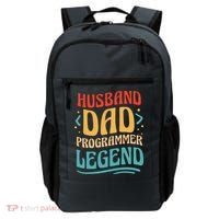 Husband Dad Programmer Legend Backpack thumb 0