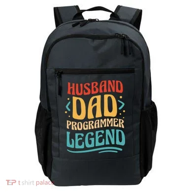 Husband Dad Programmer Legend Backpack
