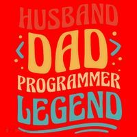 Husband Dad Programmer Legend Santa Hat thumb 1