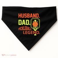 Husband Dad Pickleball Legend For Best Fathers Day Gift USA-Made Doggie Bandana thumb 0