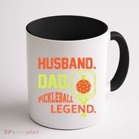 Husband Dad Pickleball Legend For Best Fathers Day Gift Coffee Mug thumb 1