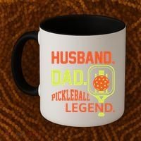 Husband Dad Pickleball Legend For Best Fathers Day Gift Coffee Mug thumb 2