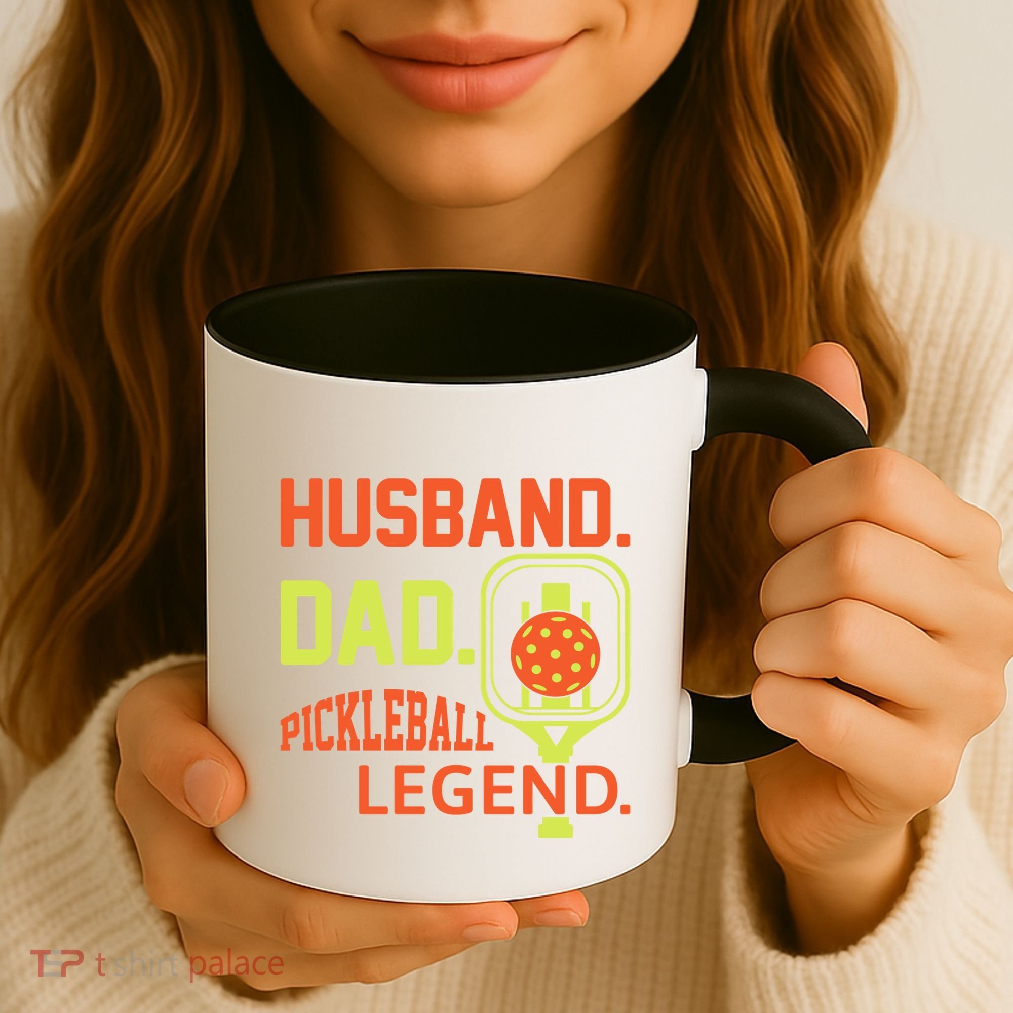 Husband Dad Pickleball Legend For Best Fathers Day Gift Coffee Mug