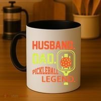 Husband Dad Pickleball Legend For Best Fathers Day Gift Coffee Mug thumb 4